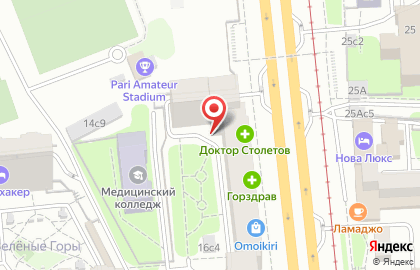 Мастервеб на Варшавском шоссе на карте