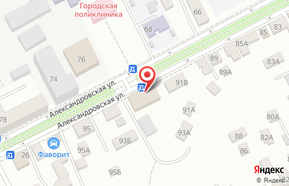 Школа каратэ на Александровской улице на карте