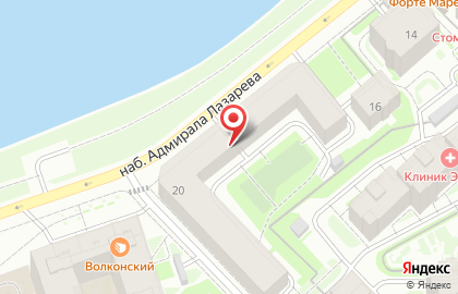 Гильдия Трубочистов на набережной Адмирала Лазарева на карте