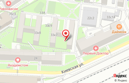 Участковый пункт полиции, район Дорогомилово на карте