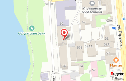 КОНСИБ на улице Свердлова на карте