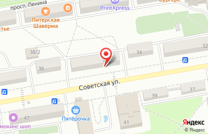 Салон красоты Молодость на Советской улице на карте