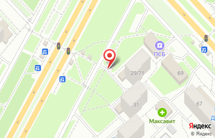 Магазин Город-сад на проспекте Дзержинского на карте