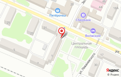 Магазин канцелярских товаров на Зелёной, 1 на карте