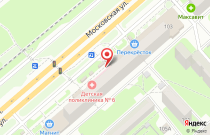 Зоомагазин ZooКафе на Московской улице на карте