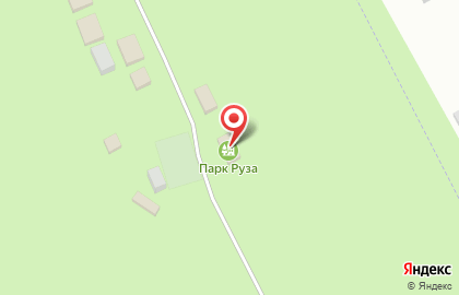 База отдыха Парк Руза на карте