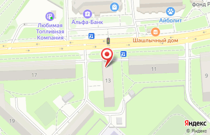 Магазин автозапчастей Парс в Октябрьском районе на карте