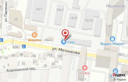 Relax на улице Мечникова на карте