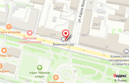Казанский гарнизонный военный суд на карте