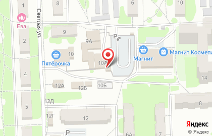 Компьютерный салон и центр копировальных услуг Hi-tech на Светлой улице на карте