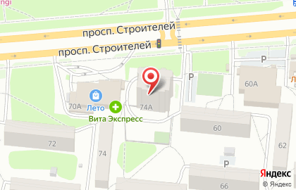 Cheesecafe на проспекте Строителей на карте