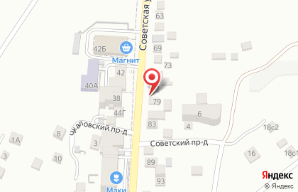 Мясной магазин в Краснодаре на карте