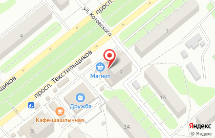 Ателье по ремонту одежды и пошиву штор на проспекте Текстильщиков на карте