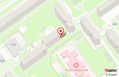 Отдел полиции №1 в Автозаводском районе на карте
