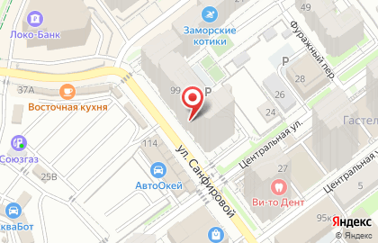 Магазин Пивное место на улице Санфировой, 99 на карте
