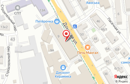 Ирбис на Донской улице на карте