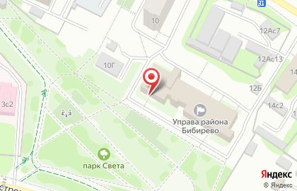Территориальный центр социального обслуживания Бибирево на метро Бибирево на карте