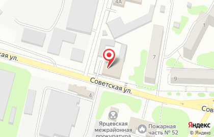 Участковый пункт полиции, опорный пункт на Советской улице на карте