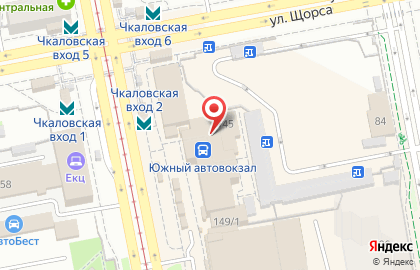 Юридическая компания Омега в Чкаловском районе на карте
