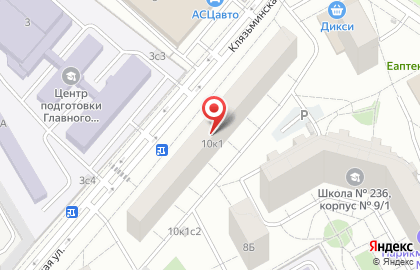 Монтажная компания Моссервис на Клязьминской улице на карте