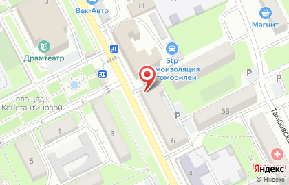 Пекарня Хлебница в Правобережном районе на карте