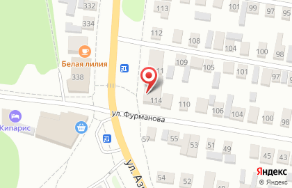 Магазин Муравейник на улице Фурманова на карте