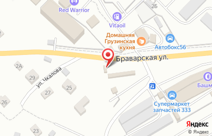 Шиномонтаж БАШМАК на Браварской улице в Щёлково на карте