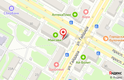 Салон-парикмахерская Саша на проспекте Ленина на карте