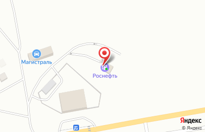 Роснефть на Магистральной улице на карте