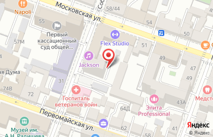 Русское Радио, FM 105.3 на Соборной улице на карте