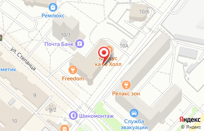 Автомат по продаже кофе в Кировском районе на карте