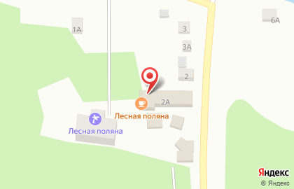 Лесная поляна, г. Березовский на карте