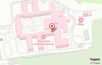Поликлиника на улице А.Невского на карте