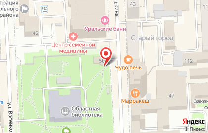 СЭС на улице Гагарина на карте