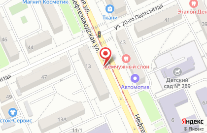 ООО Ломбард Ва-Банк на Нефтезаводской улице на карте