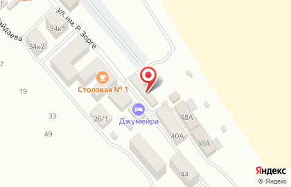 База отдыха Астра в Избербаше на карте