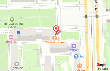 Бар Morane на проспекте Чернышевского на карте