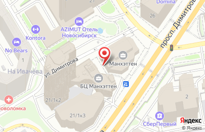 Строительная компания Брусника на Площади Гарина-Михайловского на карте