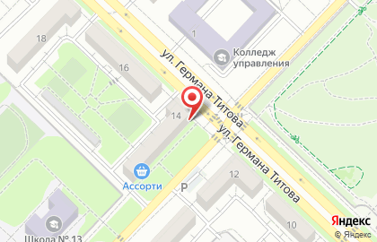 Продуктовый магазин в Волгограде на карте
