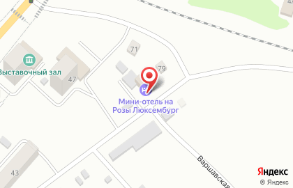 Мини-отель Мини-отель на улице Розы Люксембург на карте