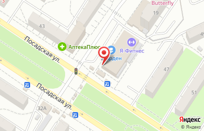 Страховая медицинская компания УГМК-Медицина на Посадской улице на карте