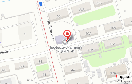 Автошкола на улице Пушкина на карте