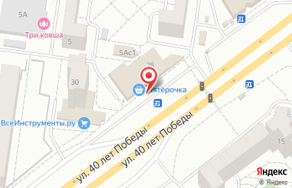 Супермаркет Гулливер в Автозаводском районе на карте