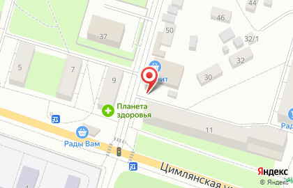 Цветочный магазин Магнолия на улице Ереванской, 52/1 на карте