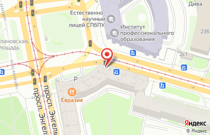 Аптека Озерки в Санкт-Петербурге на карте