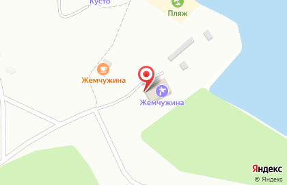 База отдыха Жемчужина в Янтарном на карте