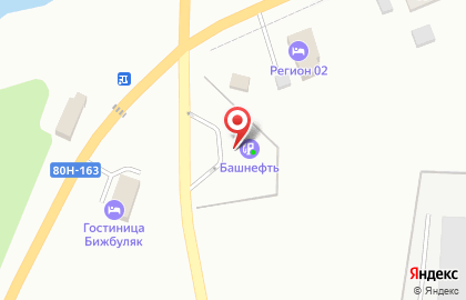 Супермаркет Красное & Белое на Центральной улице на карте