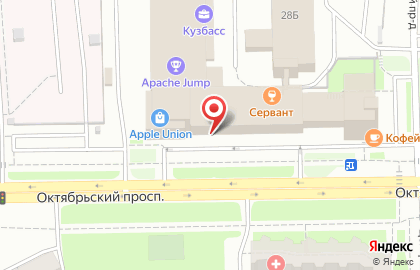 Фитнес-клуб НеоДжоуль на Октябрьском проспекте на карте