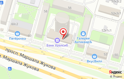 Кухонная студия Nobilia на проспекте Маршала Жукова на карте