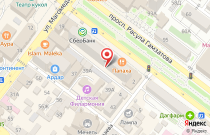 Гастроном в Махачкале на карте